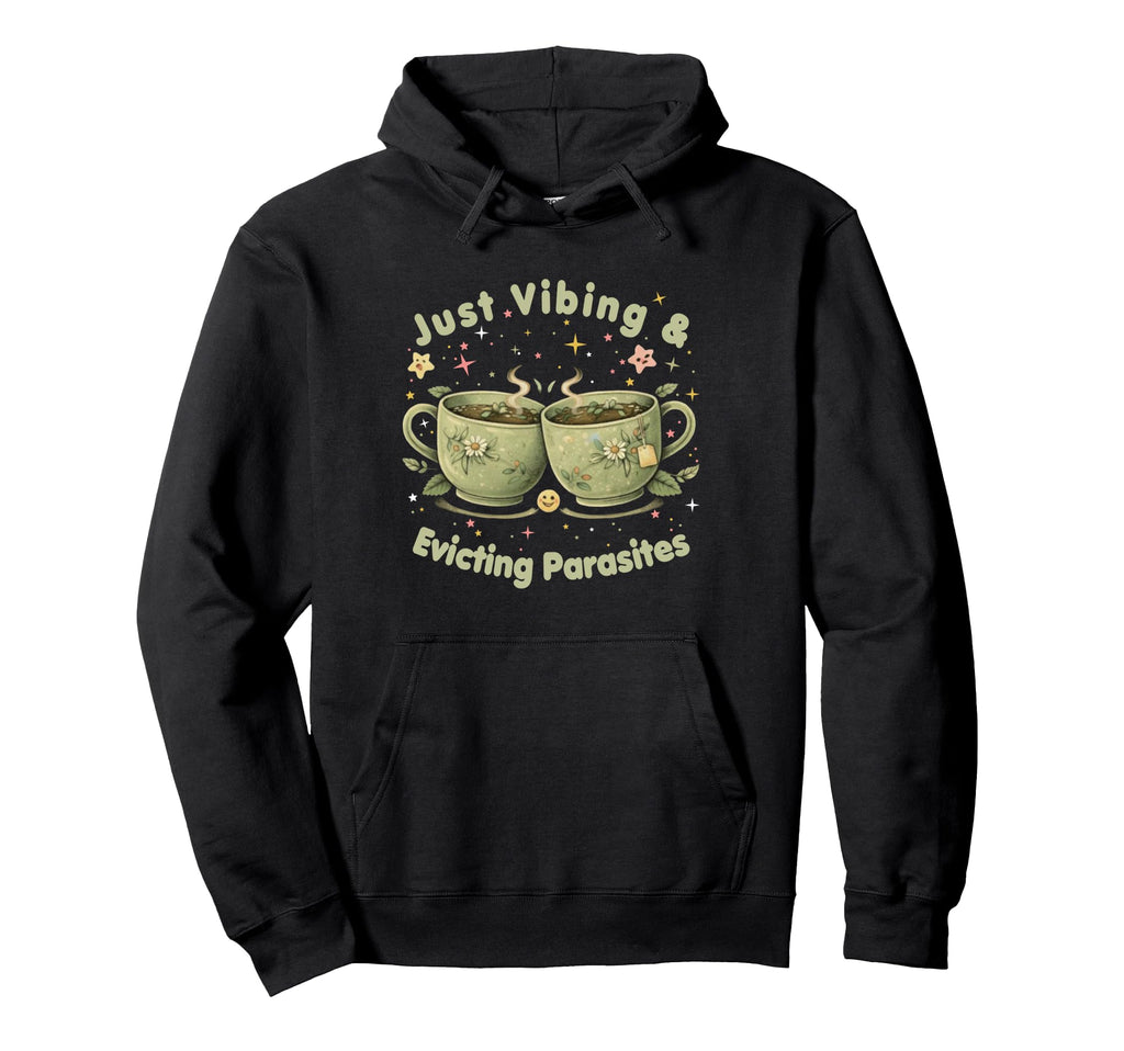 Funny Wellness Vibes Aesthetic Tea Lover Hoodie - Aesthetic Graphic Unisex - T-Shirt, Sweatshirt, Hoodie