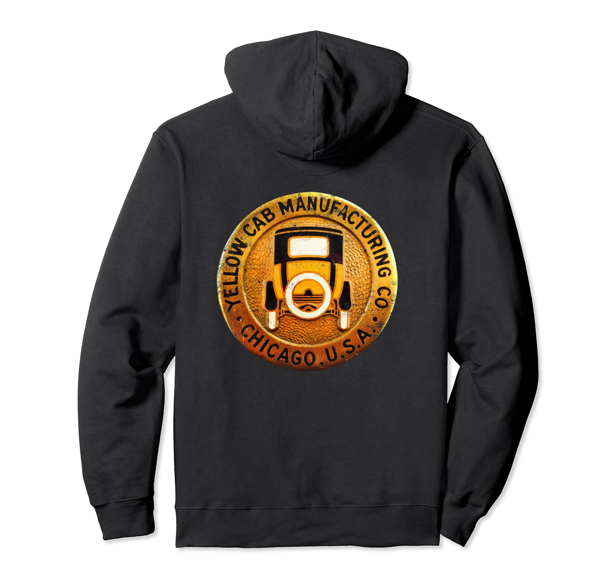 Car Yellow Cab Manufacturing Co 1915 Hoodie - Trendy Graphic for Adults - T-Shirt, Sweatshirt, Hoodie