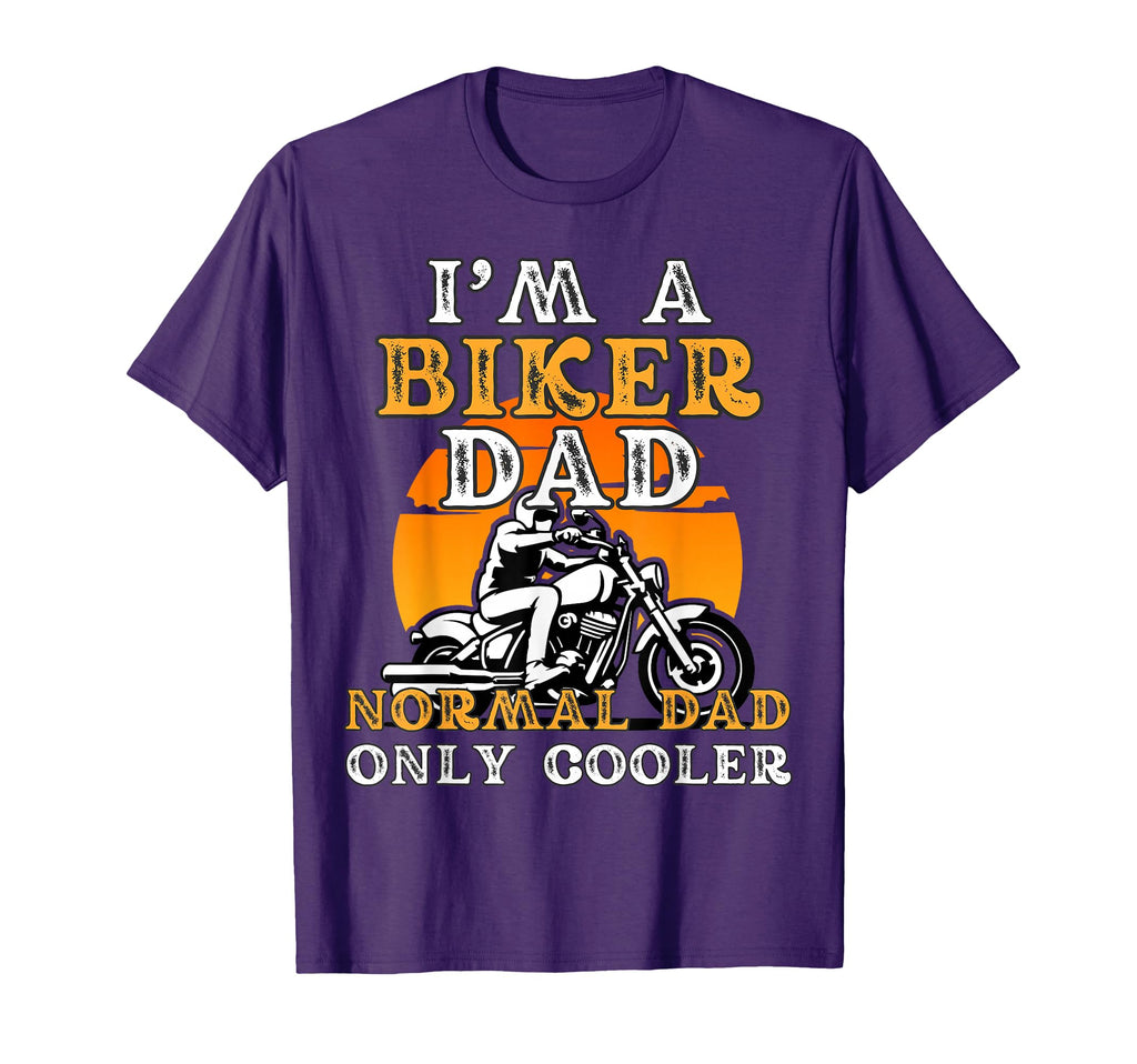 Biker Dad Funny Motorcycle Fathers Day T-Shirt - Fun Novelty Design Unisex - T-Shirt, Sweatshirt, Hoodie