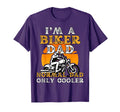 Biker Dad Funny Motorcycle Fathers Day T-Shirt - Fun Novelty Design Unisex - T-Shirt, Sweatshirt, Hoodie