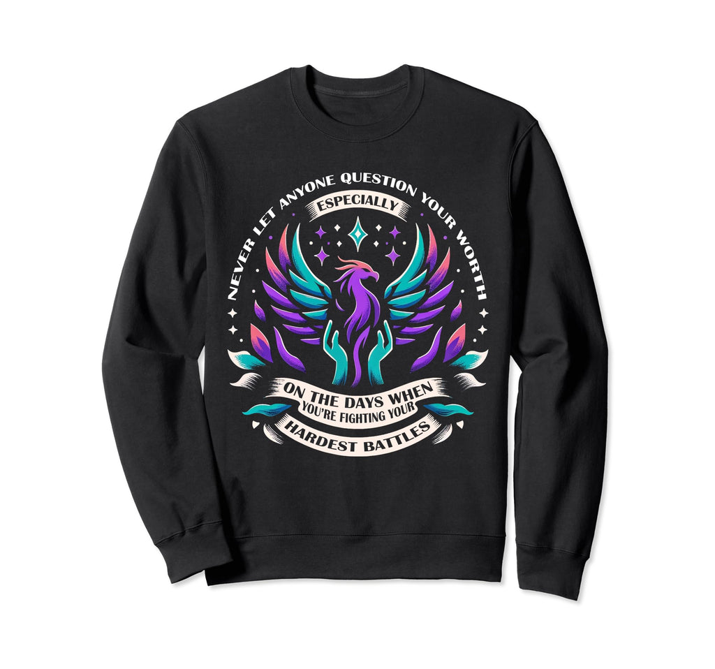 Mental Health Awareness Sweatshirt - Minimalist Print for Adults - T-Shirt, Sweatshirt, Hoodie