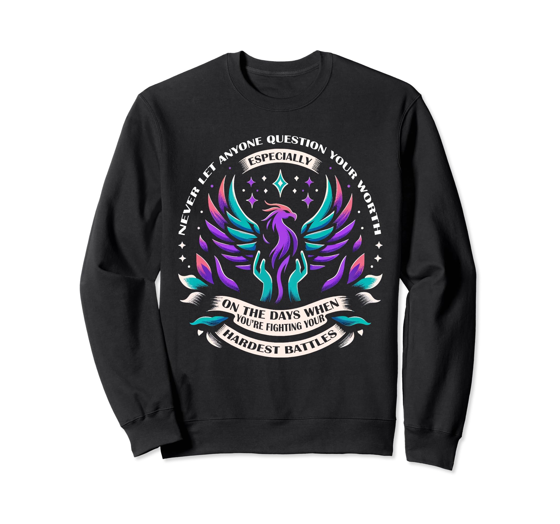 Mental Health Awareness Sweatshirt - Minimalist Print for Adults - T-Shirt, Sweatshirt, Hoodie