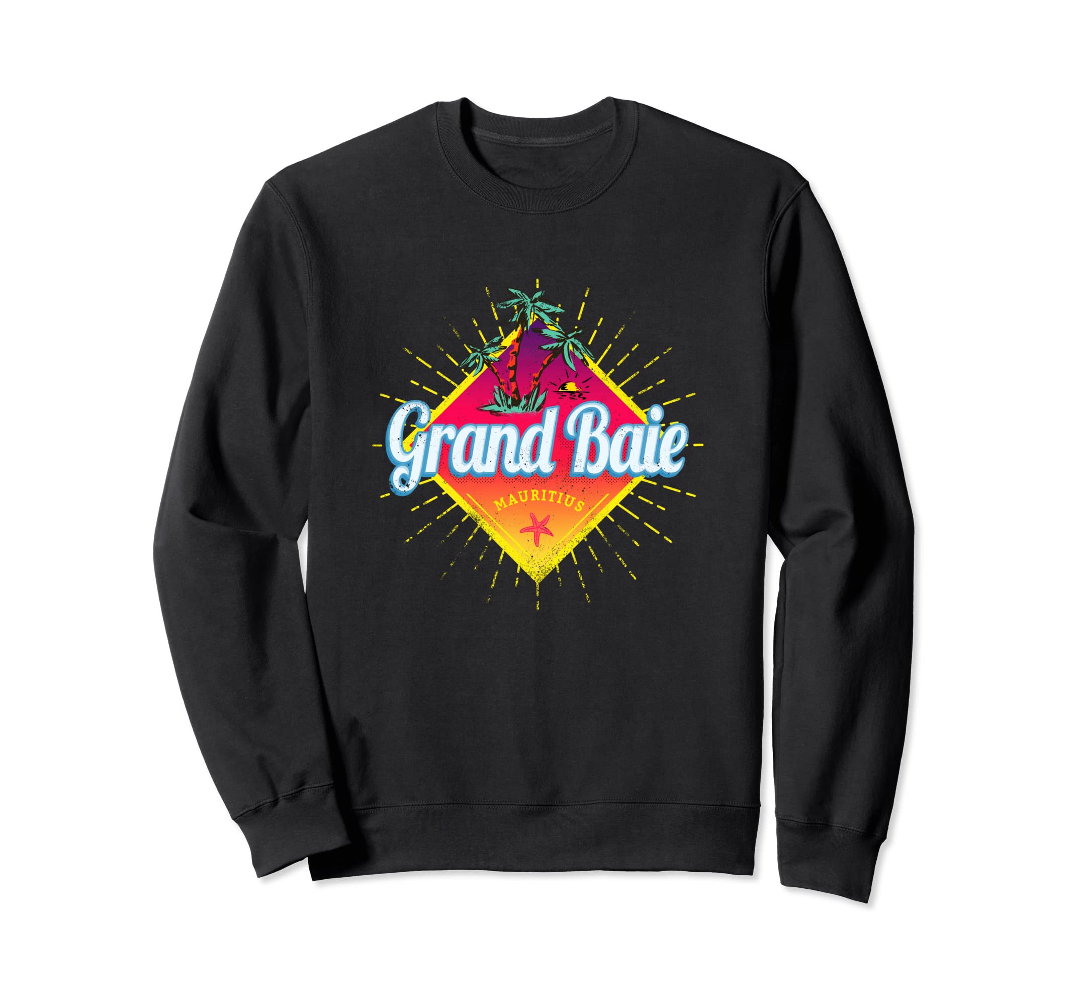 Grand Baie Mauritius Sunset Vacation Sweatshirt - Unique Graphic Unisex - T-Shirt, Sweatshirt, Hoodie
