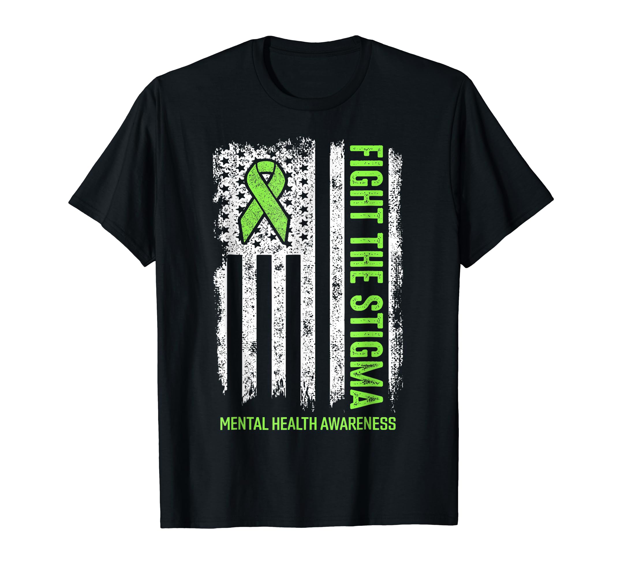Mental Health Awareness Month Fight T-Shirt - Aesthetic Graphic for Adults - T-Shirt, Sweatshirt, Hoodie