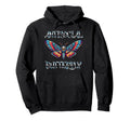Antisocial Butterfly Hoodie - Trendy Graphic Unisex - T-Shirt, Sweatshirt, Hoodie