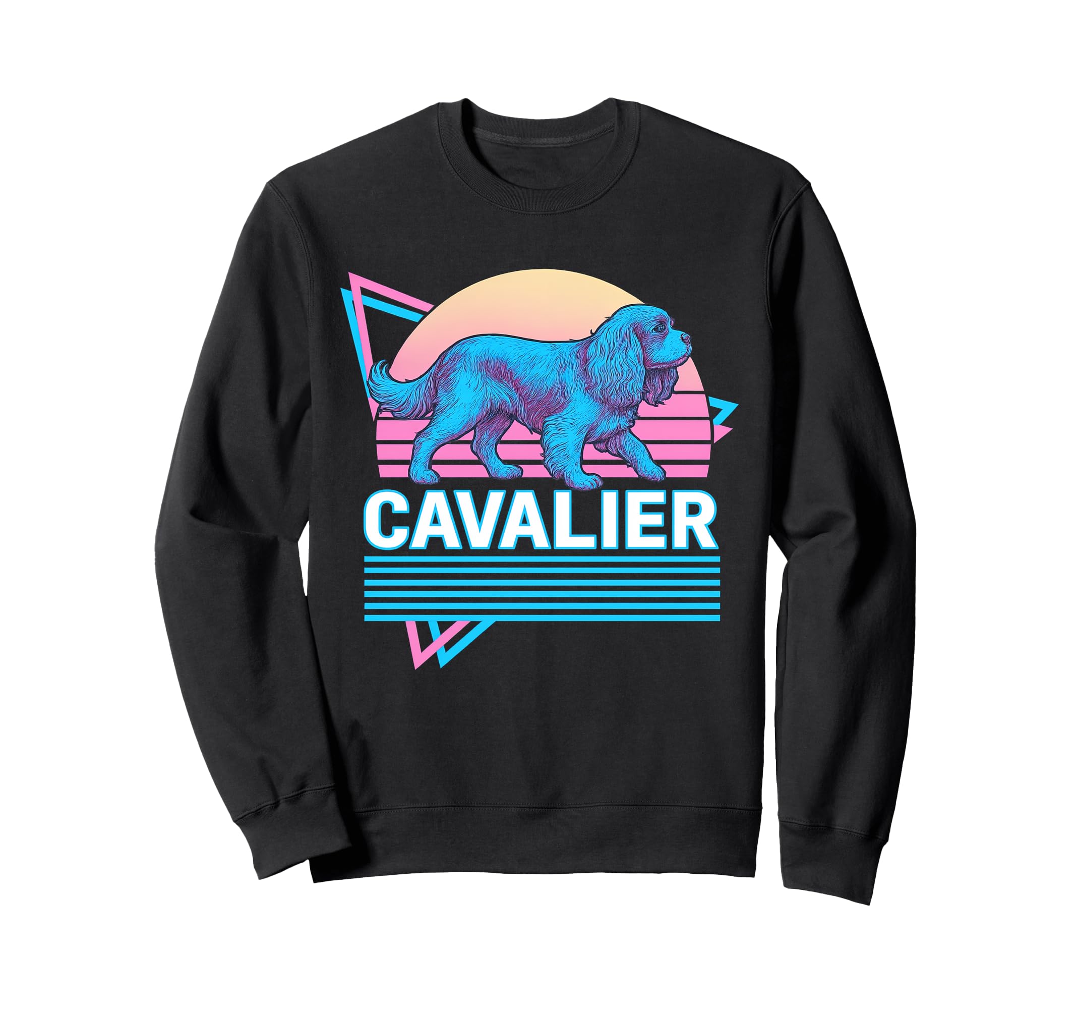 Cavalier King Charles Spaniel Sweatshirt - Unique Graphic for Adults - T-Shirt, Sweatshirt, Hoodie