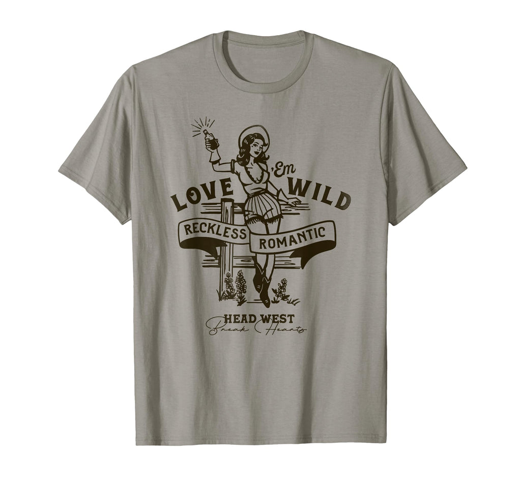 Country Western Cowgirl Rodeo Tees T-Shirt - Trendy Graphic Unisex - T-Shirt, Sweatshirt, Hoodie