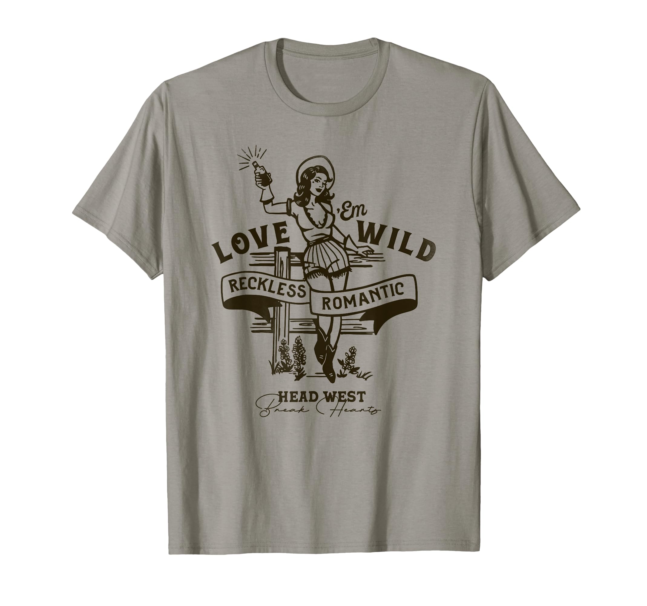 Country Western Cowgirl Rodeo Tees T-Shirt - Trendy Graphic Unisex - T-Shirt, Sweatshirt, Hoodie