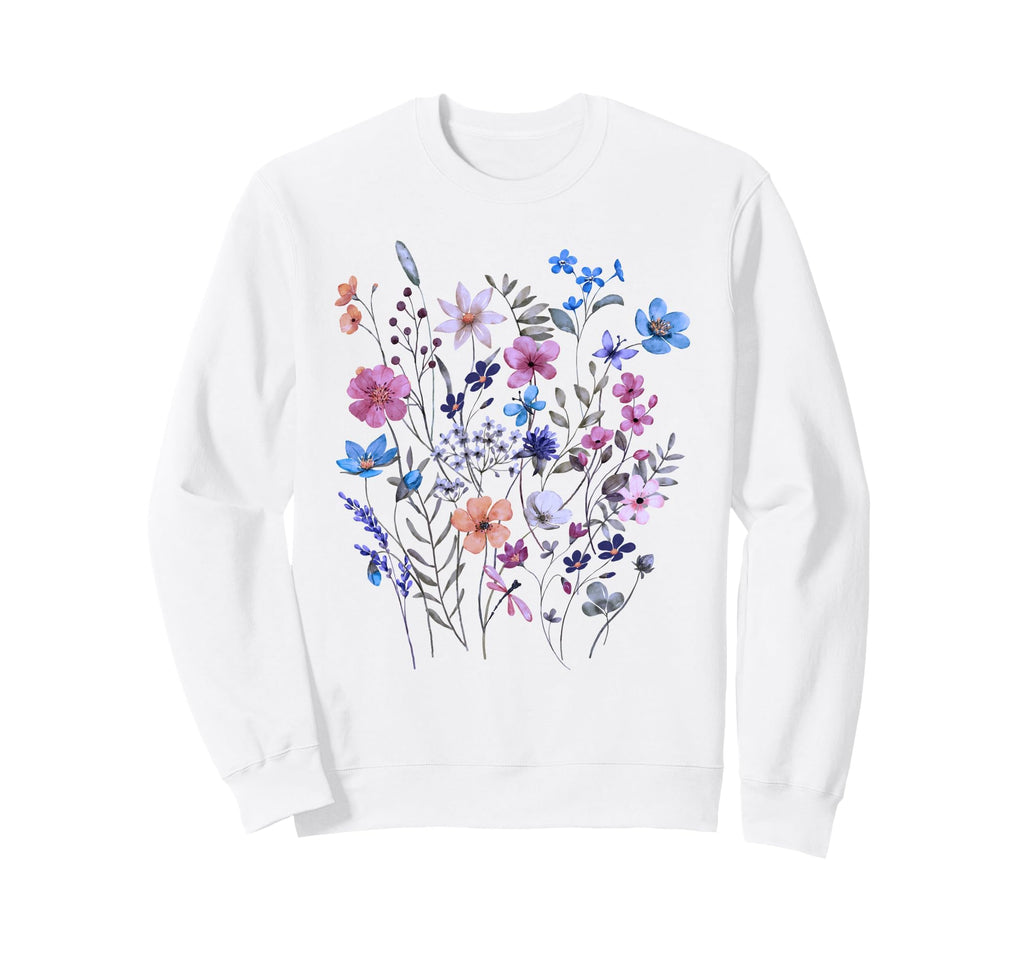 Flowers Wildflower Floral Gardening Sweatshirt - Streetwear Style Men Women - T-Shirt, Sweatshirt, Hoodie