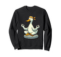 Meditation Duck Yoga Pose Sweatshirt - Aesthetic Graphic for Adults - T-Shirt, Sweatshirt, Hoodie