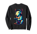 English Bull Terrier Gamer Gaming Sweatshirt - Aesthetic Graphic Unisex - T-Shirt, Sweatshirt, Hoodie