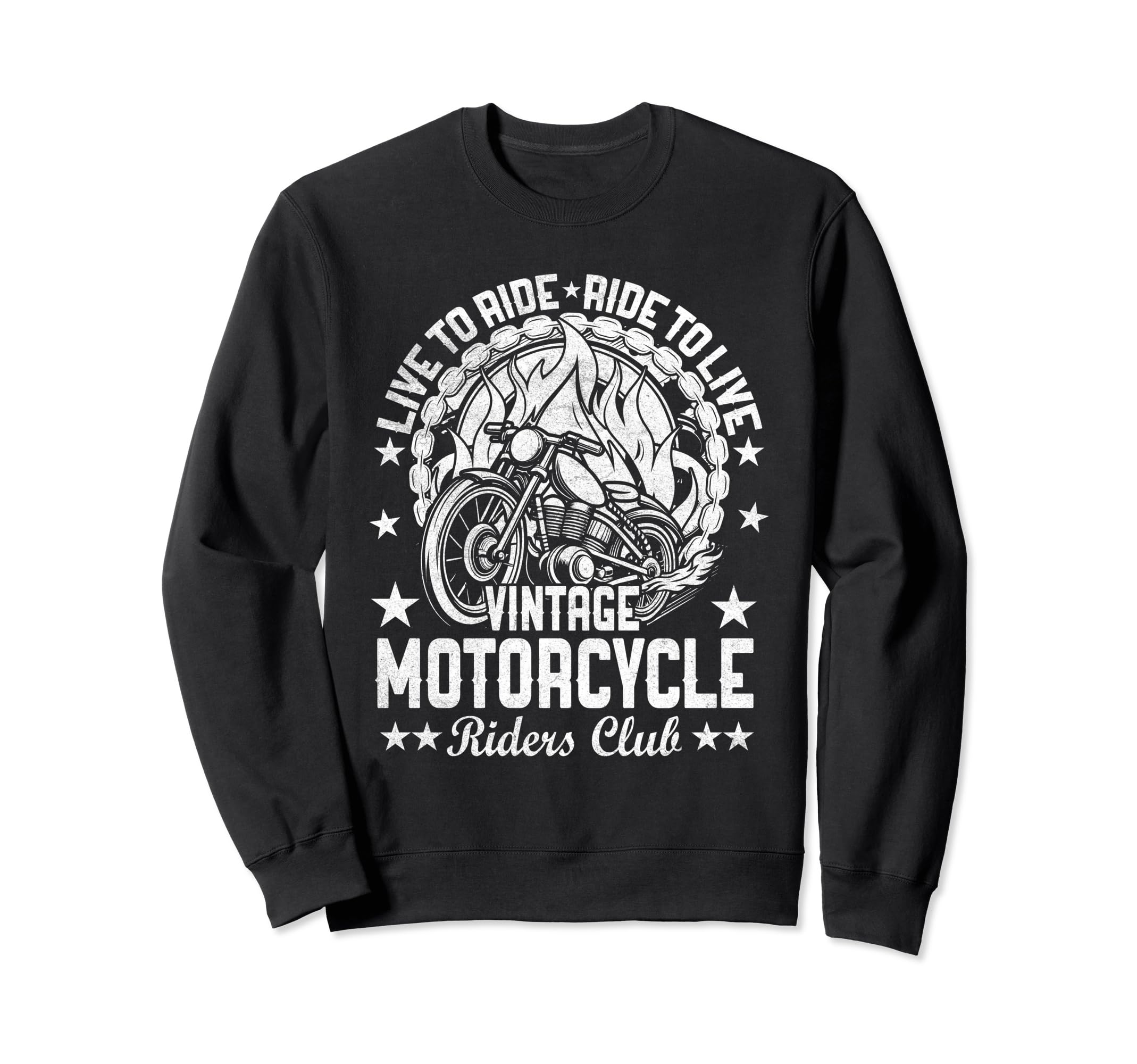 Motorcycle Club Enthusiast Sweatshirt - Custom Art Print for Adults - T-Shirt, Sweatshirt, Hoodie