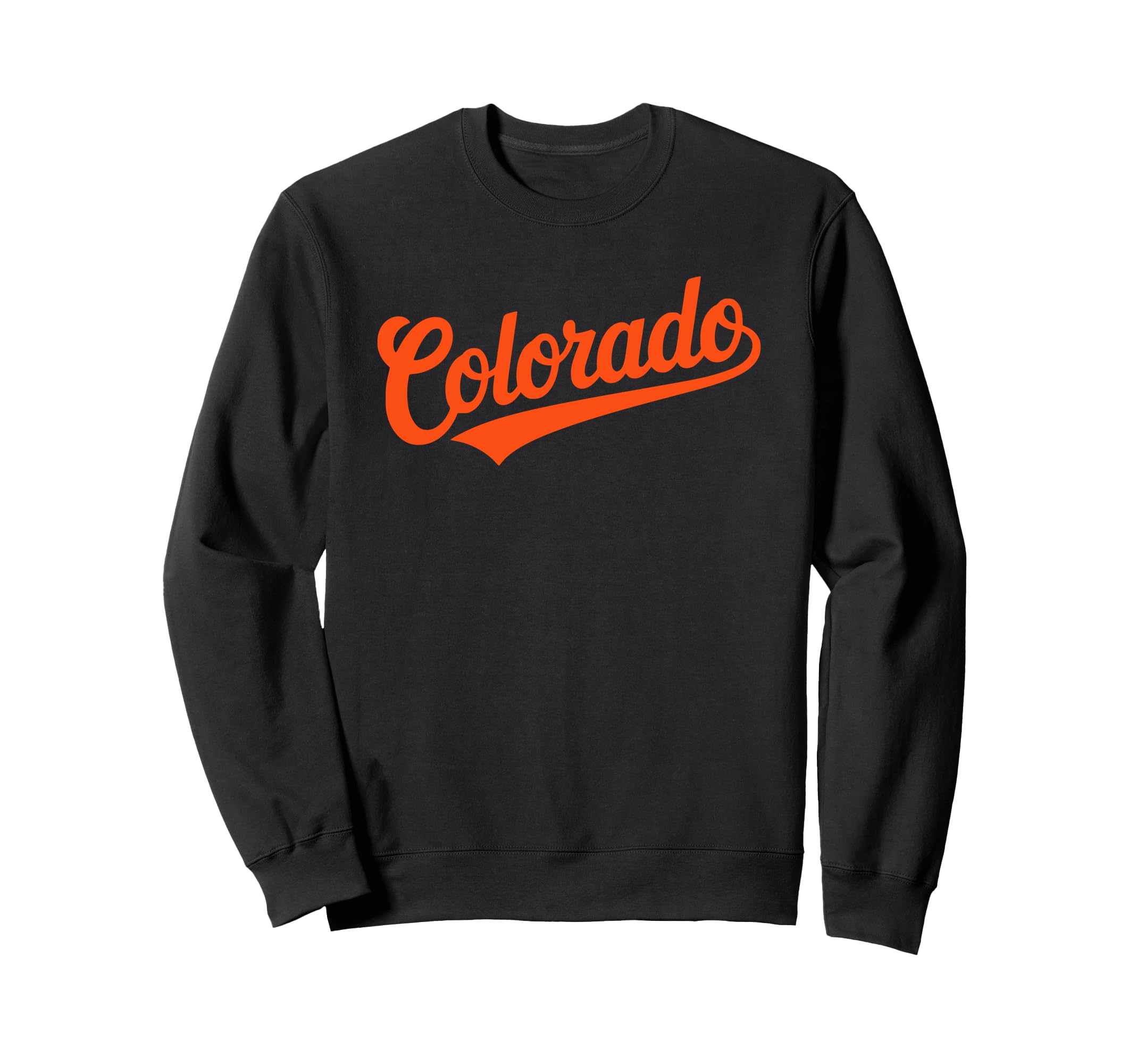 Colorado Orange Typography Sweatshirt - Custom Art Print Unisex - T-Shirt, Sweatshirt, Hoodie