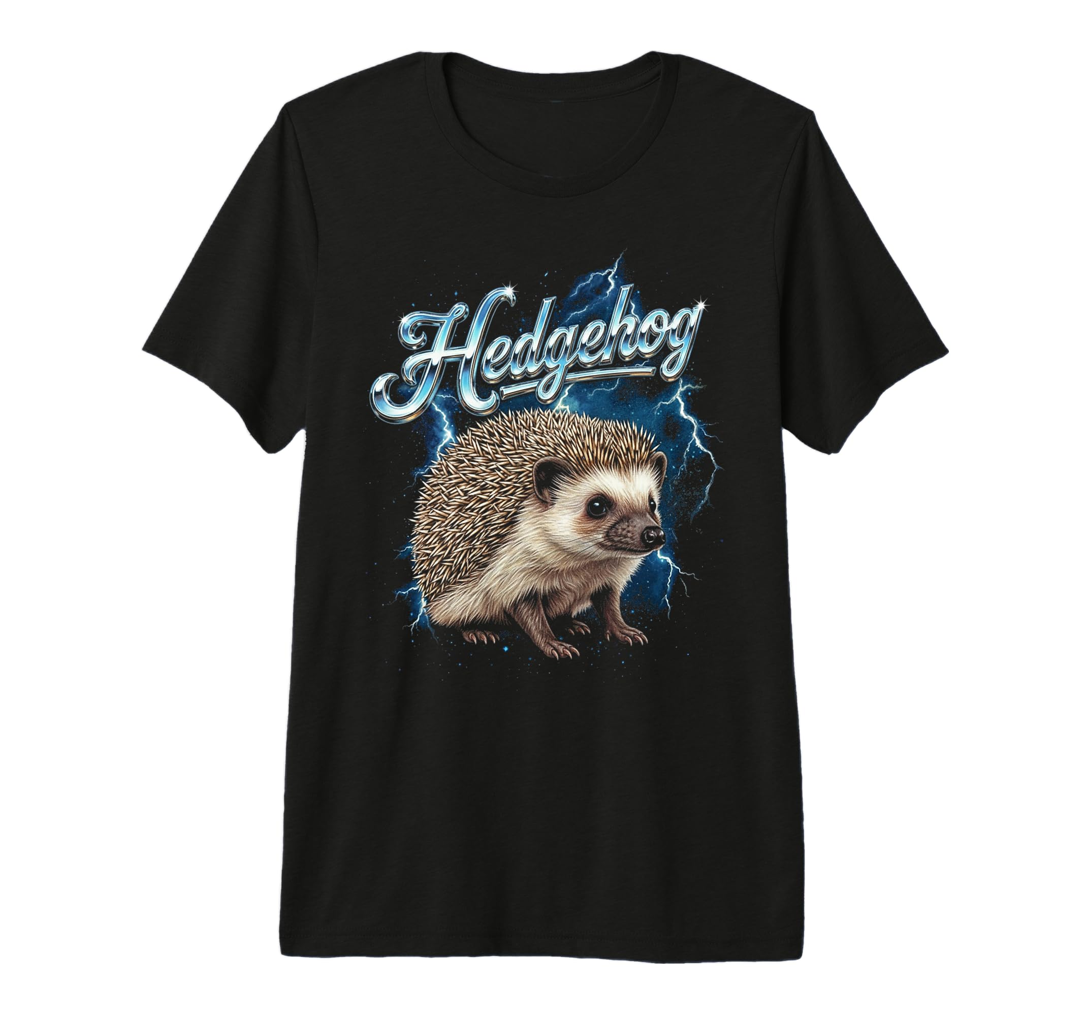 Hedgehog 90S Funny Hedgehog 80S Tri Blend T-Shirt - Custom Art Print Unisex - T-Shirt, Sweatshirt, Hoodie