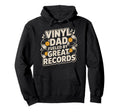 Vinyl Record Player Vinyl Collector Dad Hoodie - Minimalist Print Unisex - T-Shirt, Sweatshirt, Hoodie