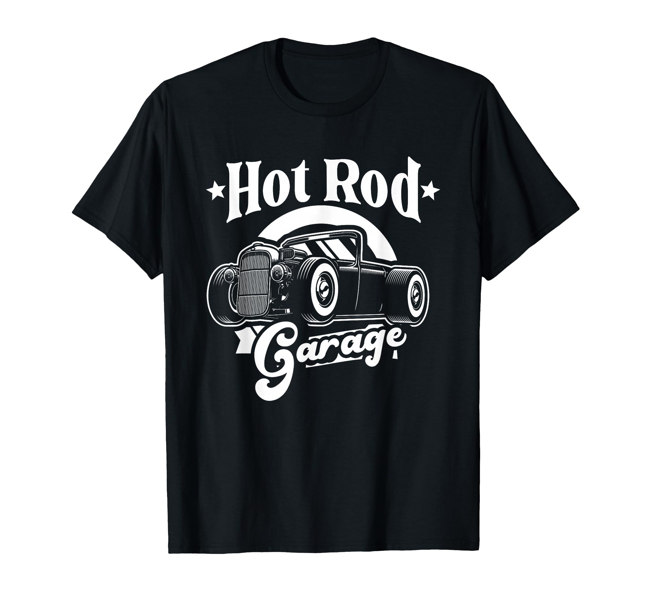 Hot Rod Garage Old American Cars T-Shirt - Fun Novelty Design Men Women - T-Shirt, Sweatshirt, Hoodie