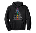Buddha Yoga Lotus Pose Chakras Hoodie - Graphic Print for Adults - T-Shirt, Sweatshirt, Hoodie