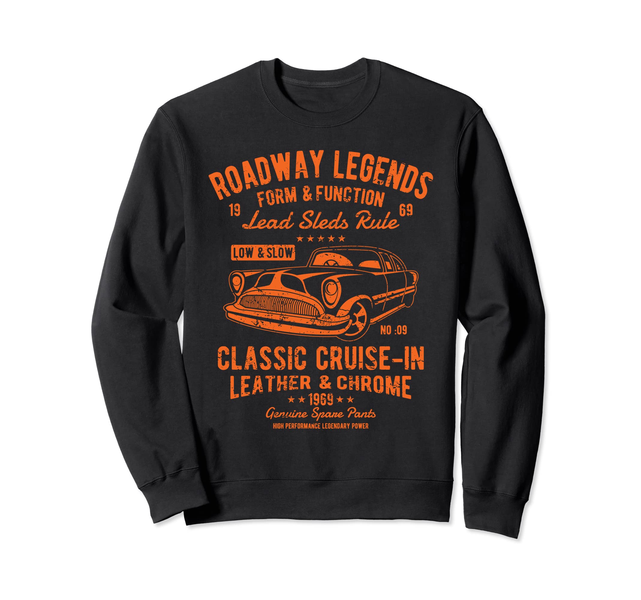 Automotive Nostalgia Car Cruise Sweatshirt - Graphic Print for Adults - T-Shirt, Sweatshirt, Hoodie
