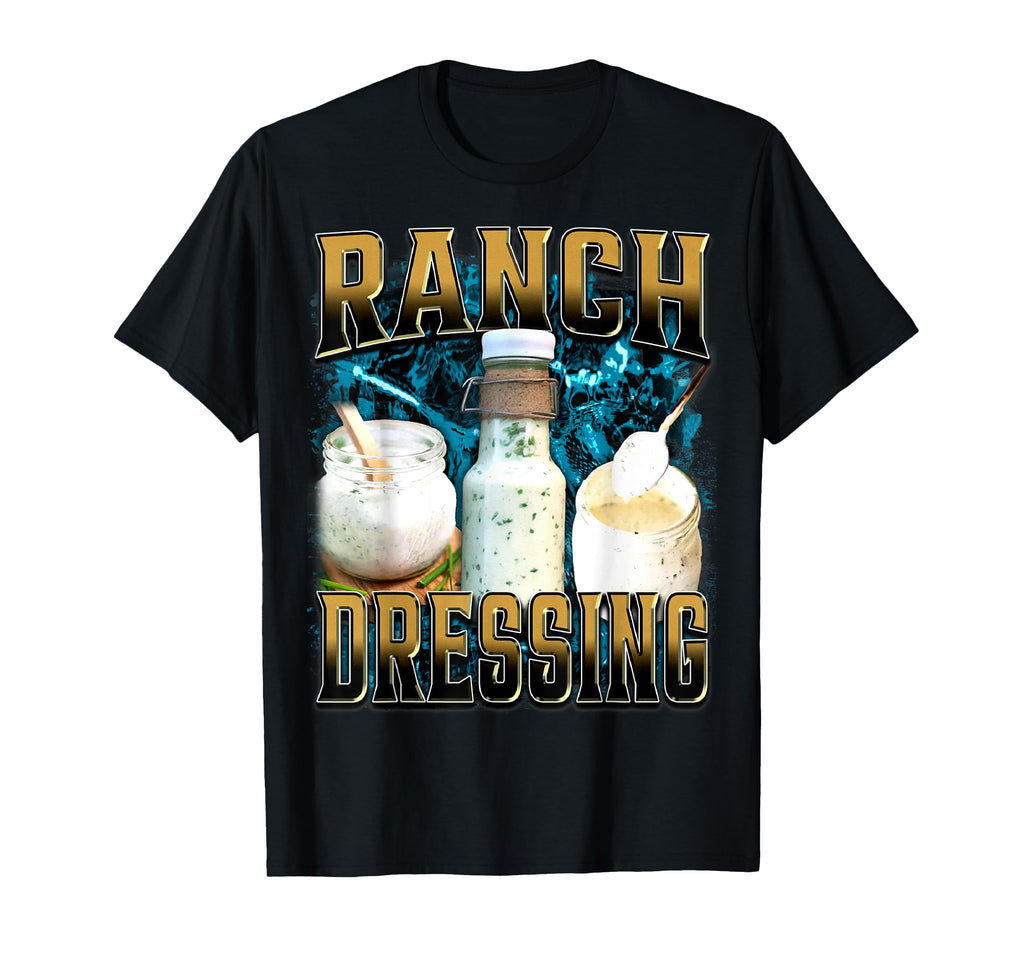 Ranch Dressing Lover Bootleg Rap Cds T-Shirt - Custom Art Print Unisex - T-Shirt, Sweatshirt, Hoodie