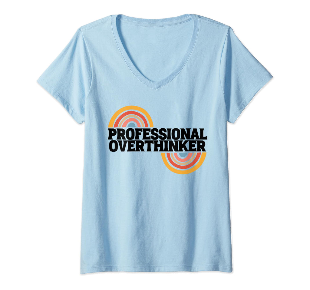 Aesthetic Rainbow Overthinking Expert V T-Shirt - Graphic Print Men Women - T-Shirt, Sweatshirt, Hoodie