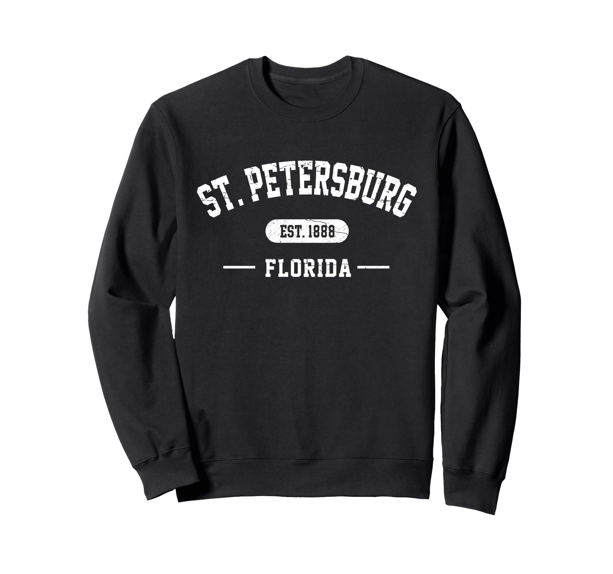 St Petersburg Florida Est 1888 Sweatshirt - Graphic Print for Adults - T-Shirt, Sweatshirt, Hoodie