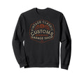 Customs Motorcycle Garage Shop 54 C2 Sweatshirt - Trendy Graphic Unisex - T-Shirt, Sweatshirt, Hoodie