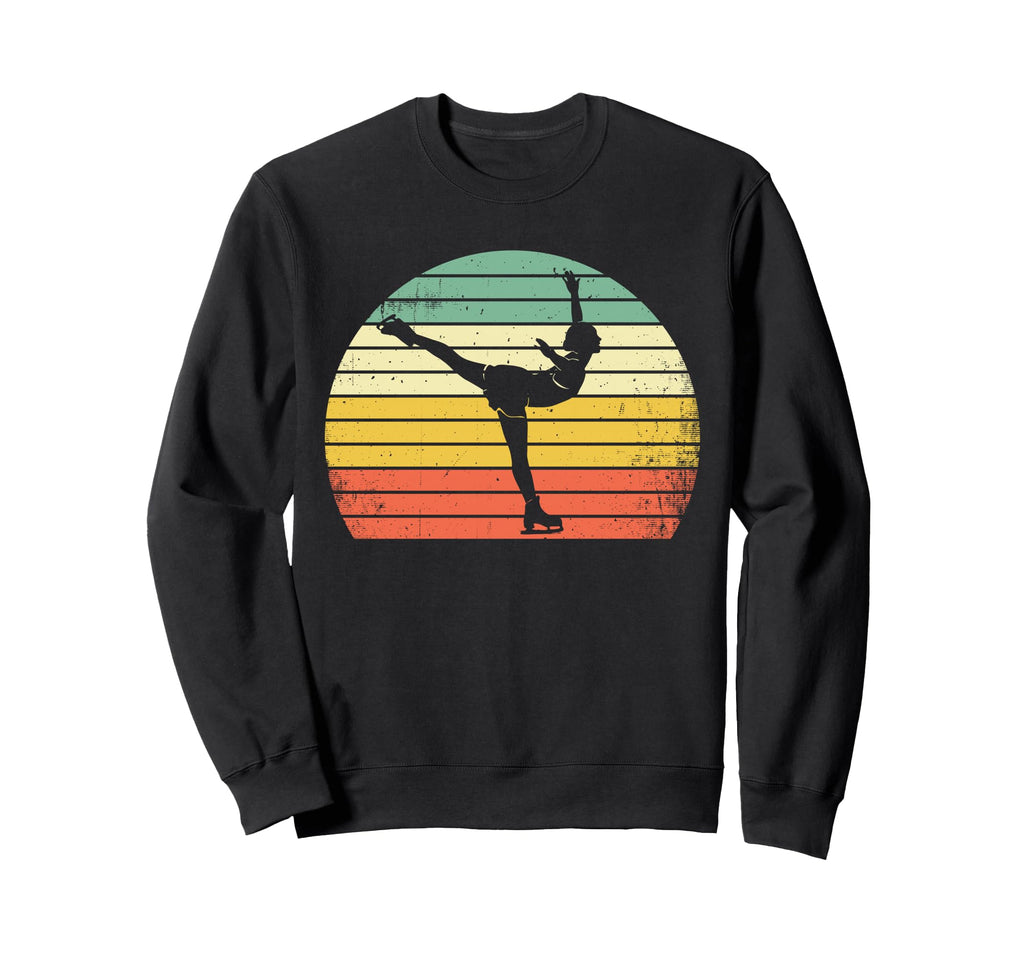 Skaters Skate Sunset Ice Skating Sweatshirt - Aesthetic Graphic Men Women - T-Shirt, Sweatshirt, Hoodie