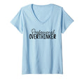 Womens Professional Overthinker V Neck T-Shirt - Fun Novelty Design Unisex - T-Shirt, Sweatshirt, Hoodie