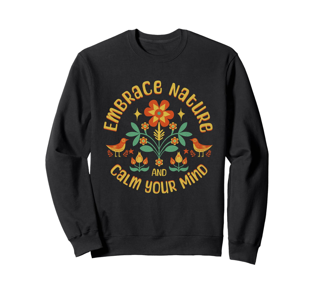 Wellness Mindfulness Meditation Sweatshirt - Custom Art Print Unisex - T-Shirt, Sweatshirt, Hoodie