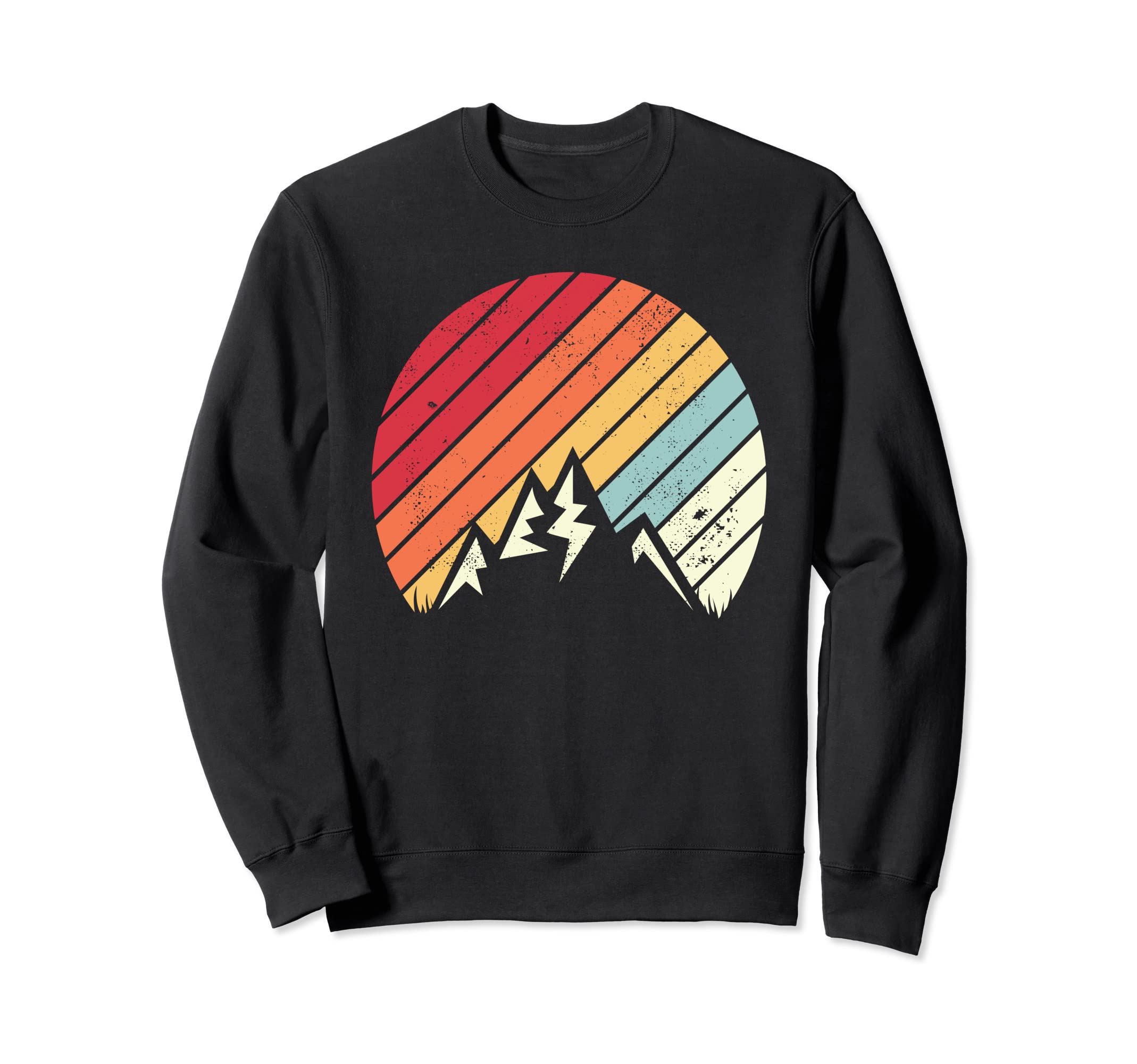 Landscape Mountain Sunset Lake Sweatshirt - Minimalist Print Unisex - T-Shirt, Sweatshirt, Hoodie