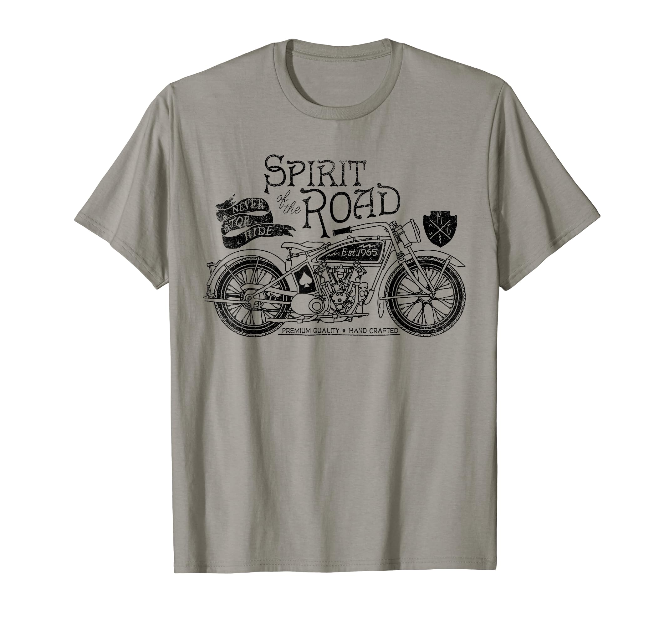 Spirit Road Motorcycle T-Shirt - Casual Everyday Wear Unisex - T-Shirt, Sweatshirt, Hoodie