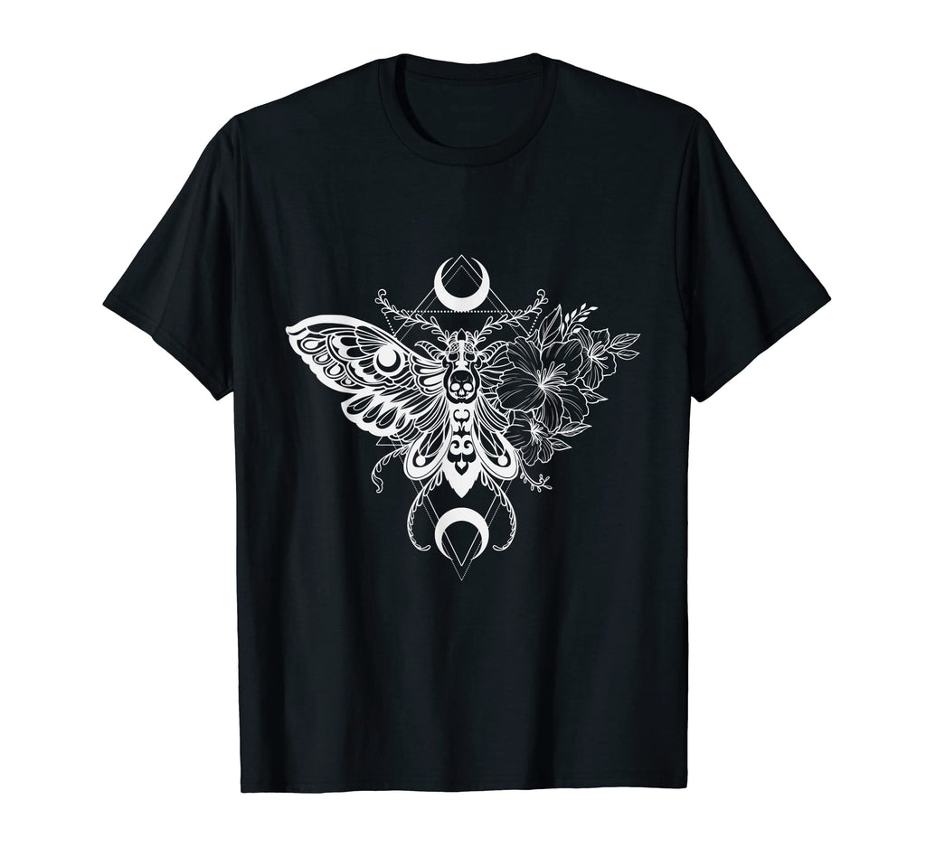 Beautiful Moth Goth Horror Antisocial T-Shirt - Unique Graphic for Adults - T-Shirt, Sweatshirt, Hoodie