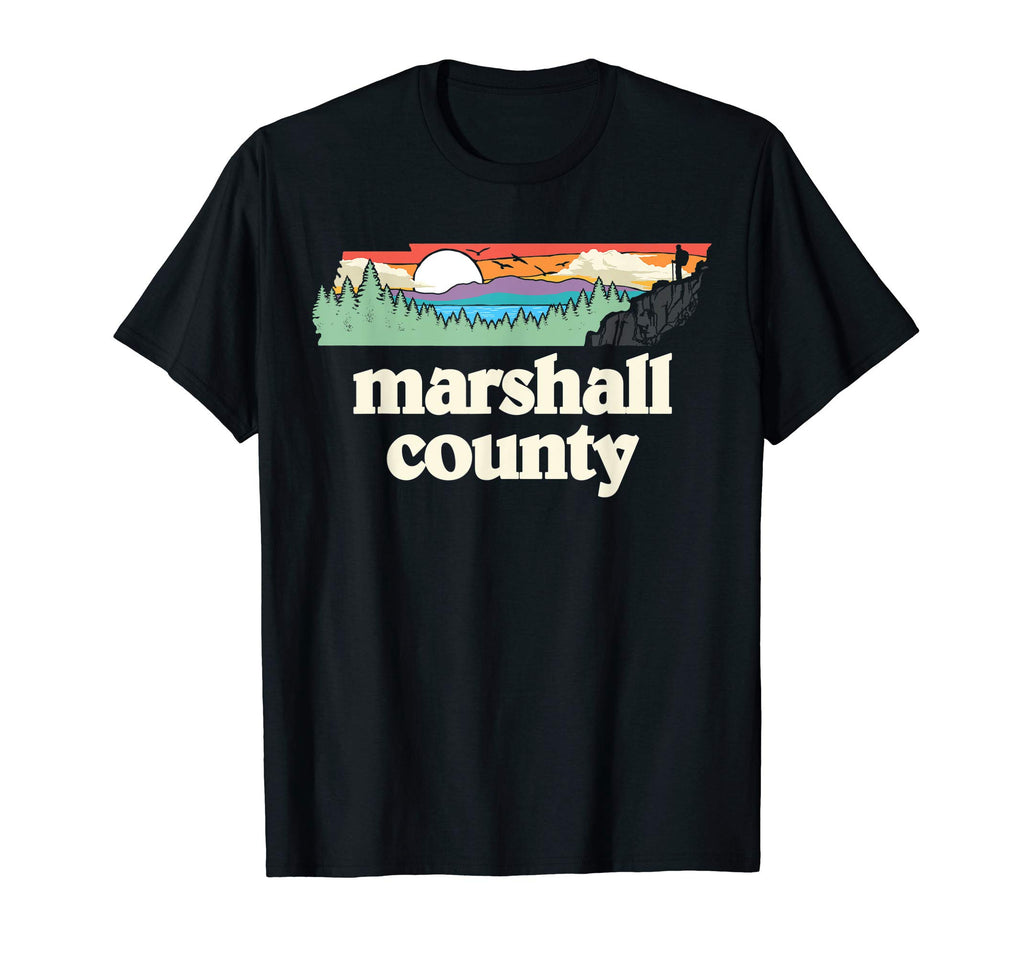Marshall County Tennessee Outdoors T-Shirt - Unique Graphic for Adults - T-Shirt, Sweatshirt, Hoodie
