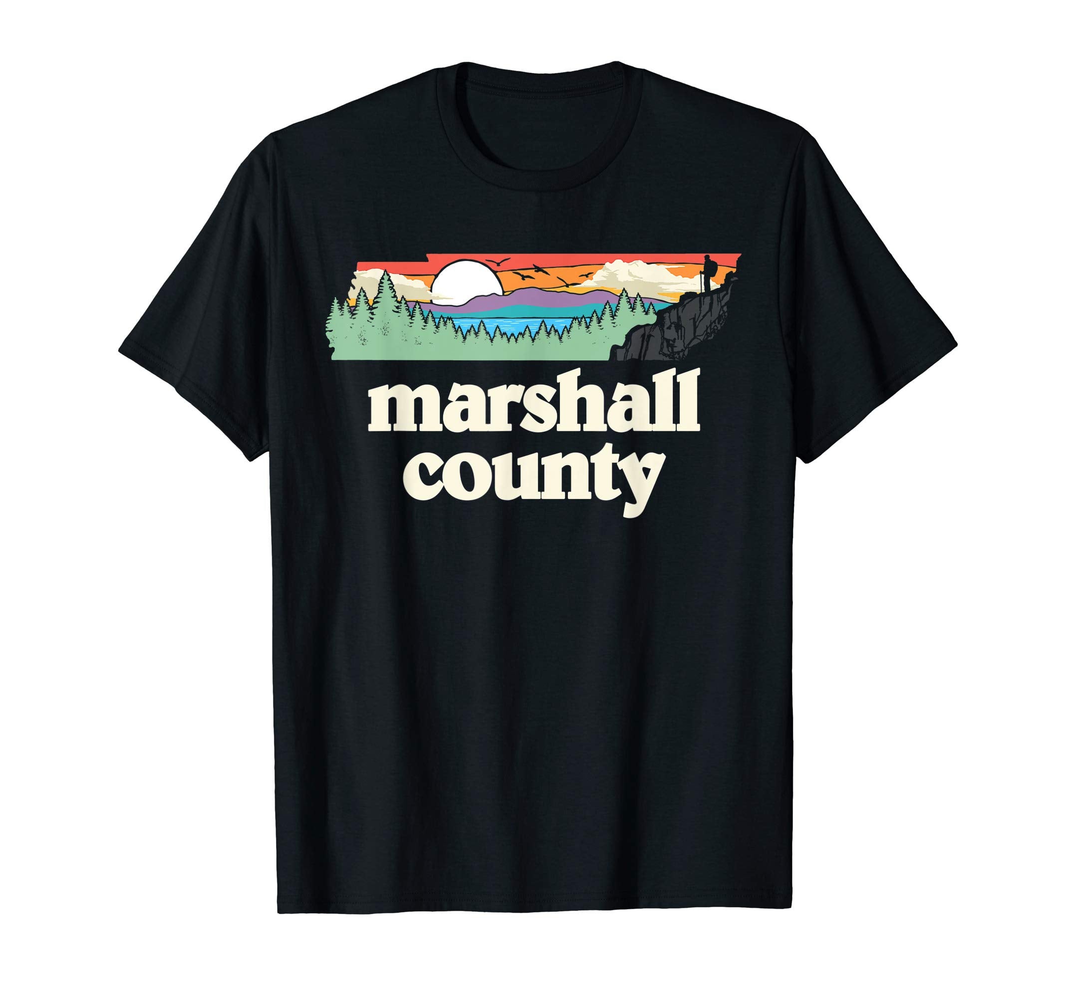 Marshall County Tennessee Outdoors T-Shirt - Unique Graphic for Adults - T-Shirt, Sweatshirt, Hoodie