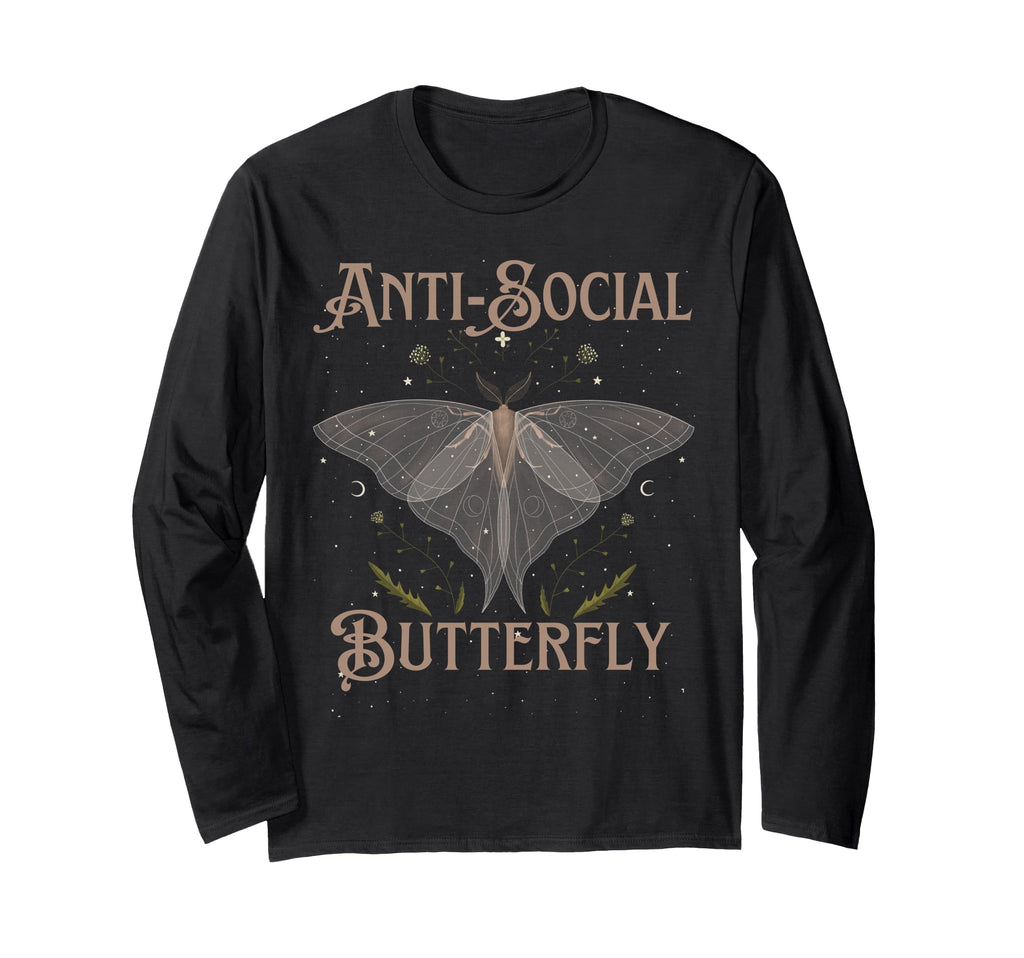 Fairy Grunge Fairycore Antisocial T-Shirt - Graphic Print Men Women - T-Shirt, Sweatshirt, Hoodie