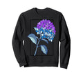 Womens Hydrangea Flower Botanical Sweatshirt - Trendy Graphic Unisex - T-Shirt, Sweatshirt, Hoodie