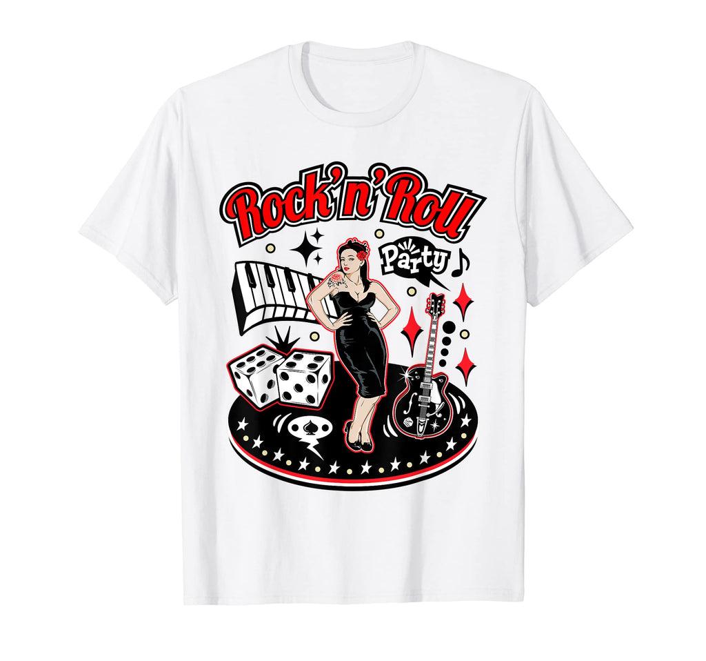 Rockabilly Pin Up 50S Sock Hop Gifts T-Shirt - Streetwear Style Unisex - T-Shirt, Sweatshirt, Hoodie