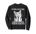 Funny Cat Overthinkers And Deep Sweatshirt - Novelty Apparel Men Women - T-Shirt, Sweatshirt, Hoodie