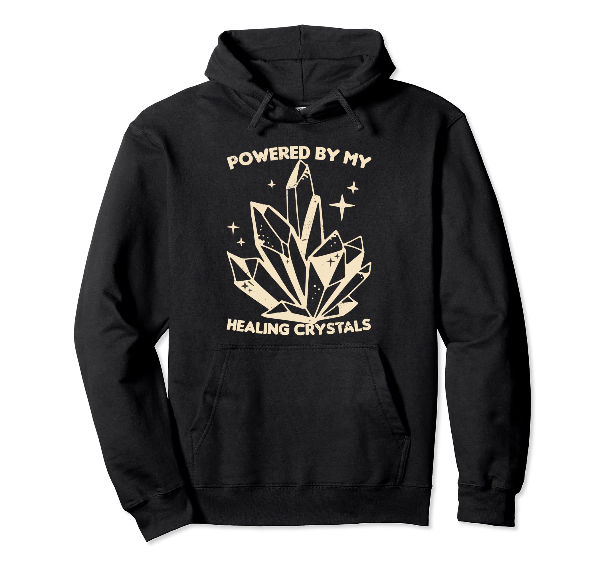 Crystal Healing Sage Crystal Reiki Hoodie - Fun Novelty Design Unisex - T-Shirt, Sweatshirt, Hoodie