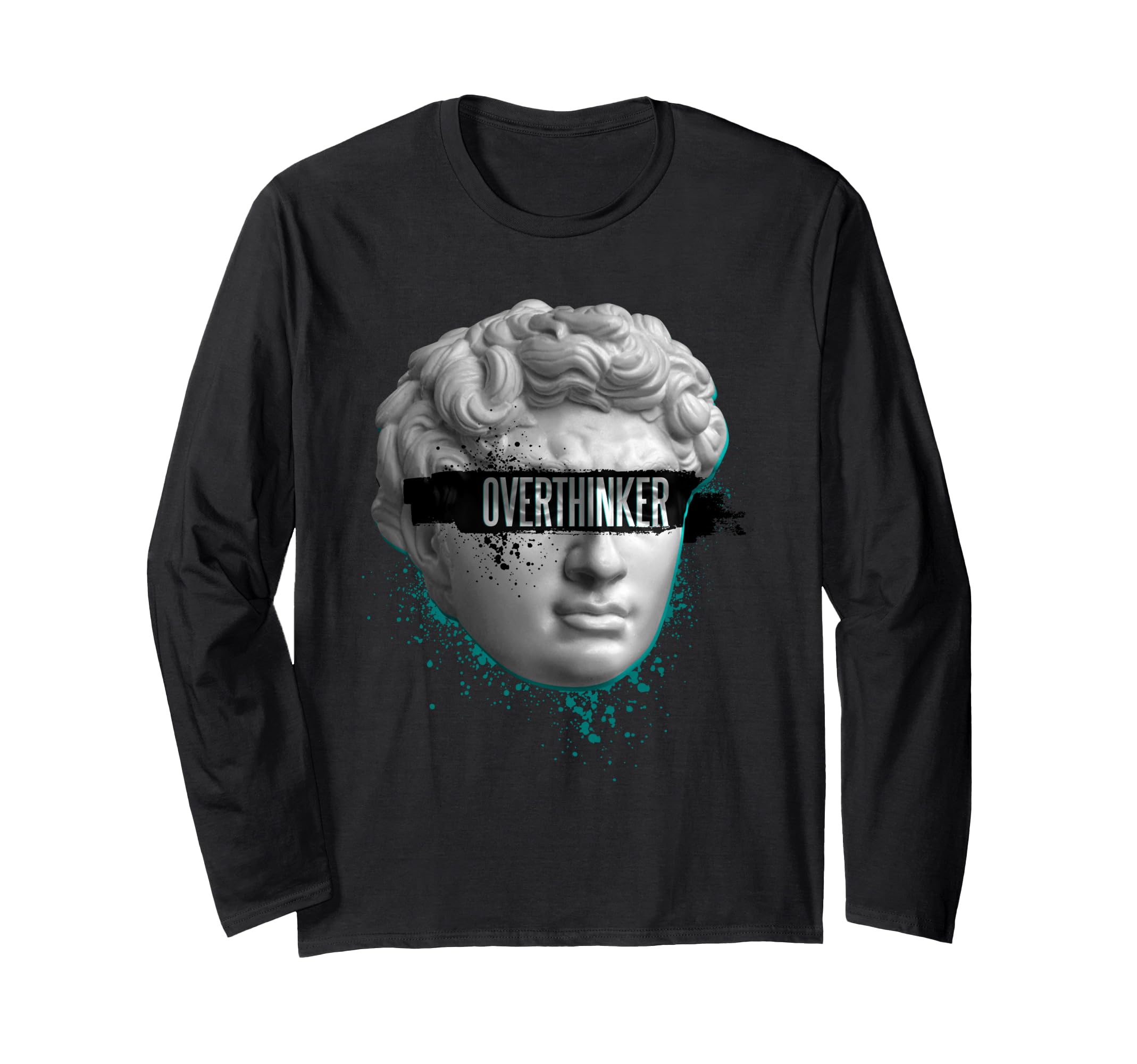 Extravagant Artful Collage Overthinker T-Shirt - Custom Art Print Unisex - T-Shirt, Sweatshirt, Hoodie