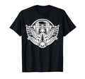 Usa Flag Motorcycle Gift Bikers T-Shirt - Unique Graphic Unisex - T-Shirt, Sweatshirt, Hoodie