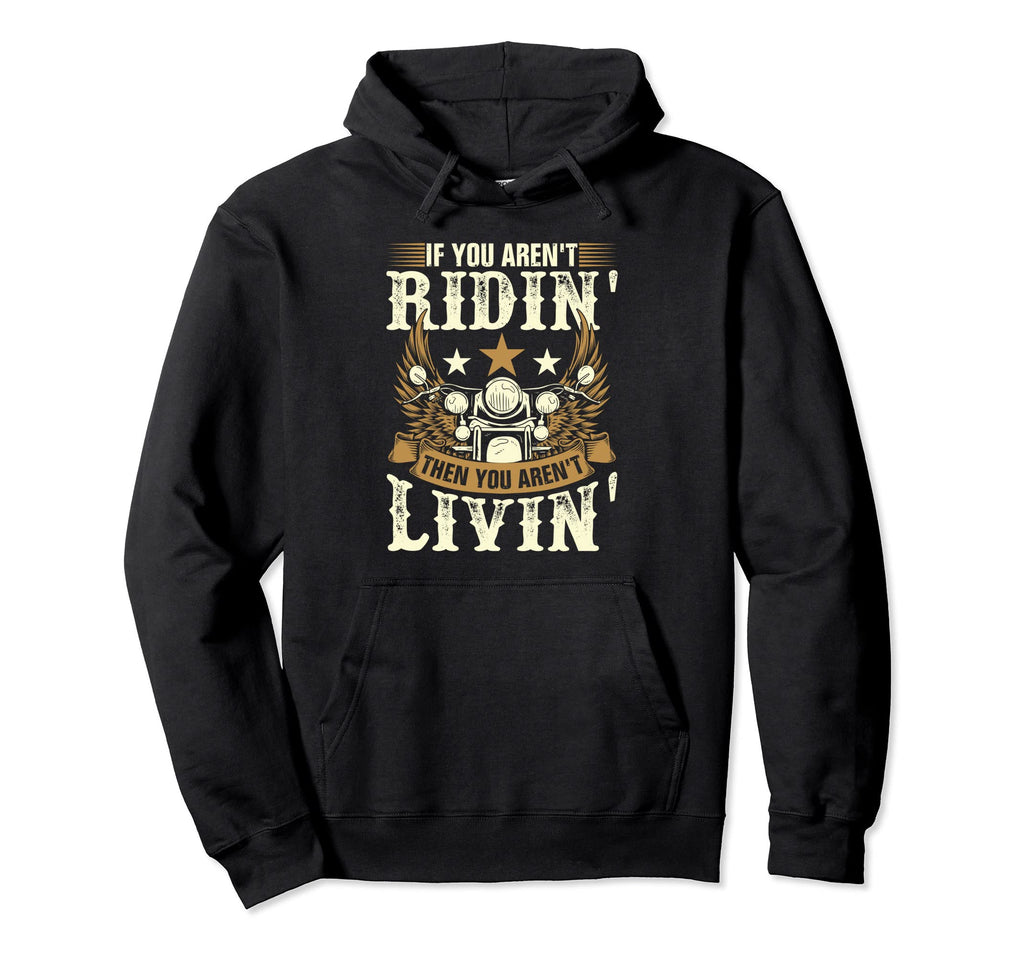 Motorbike Rider Biker Motorcyclist Hoodie - Minimalist Print Unisex - T-Shirt, Sweatshirt, Hoodie
