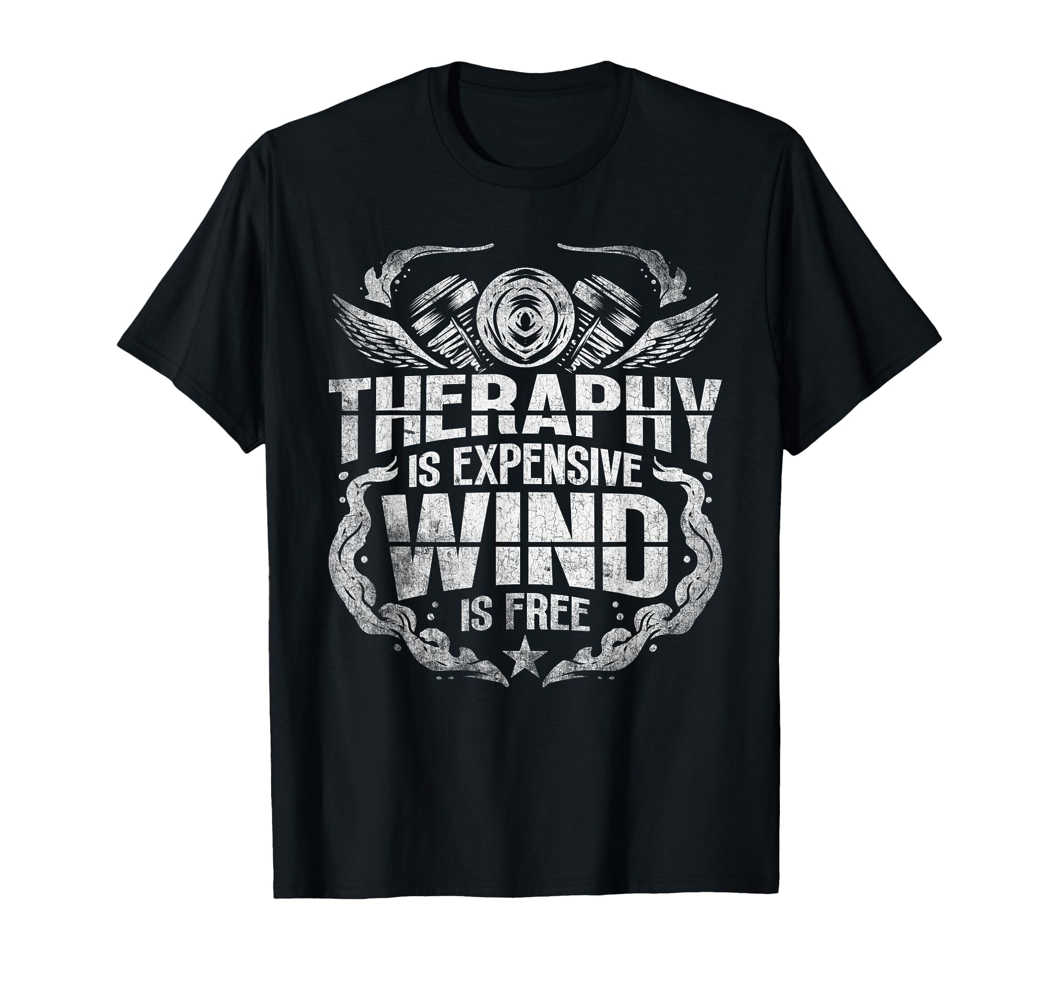 Therapy Is Expensive Wind Is Free T-Shirt - Trendy Graphic Men Women - T-Shirt, Sweatshirt, Hoodie