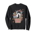Betty Boop Flower Power Groovy Pin Sweatshirt - Minimalist Print Men Women - T-Shirt, Sweatshirt, Hoodie