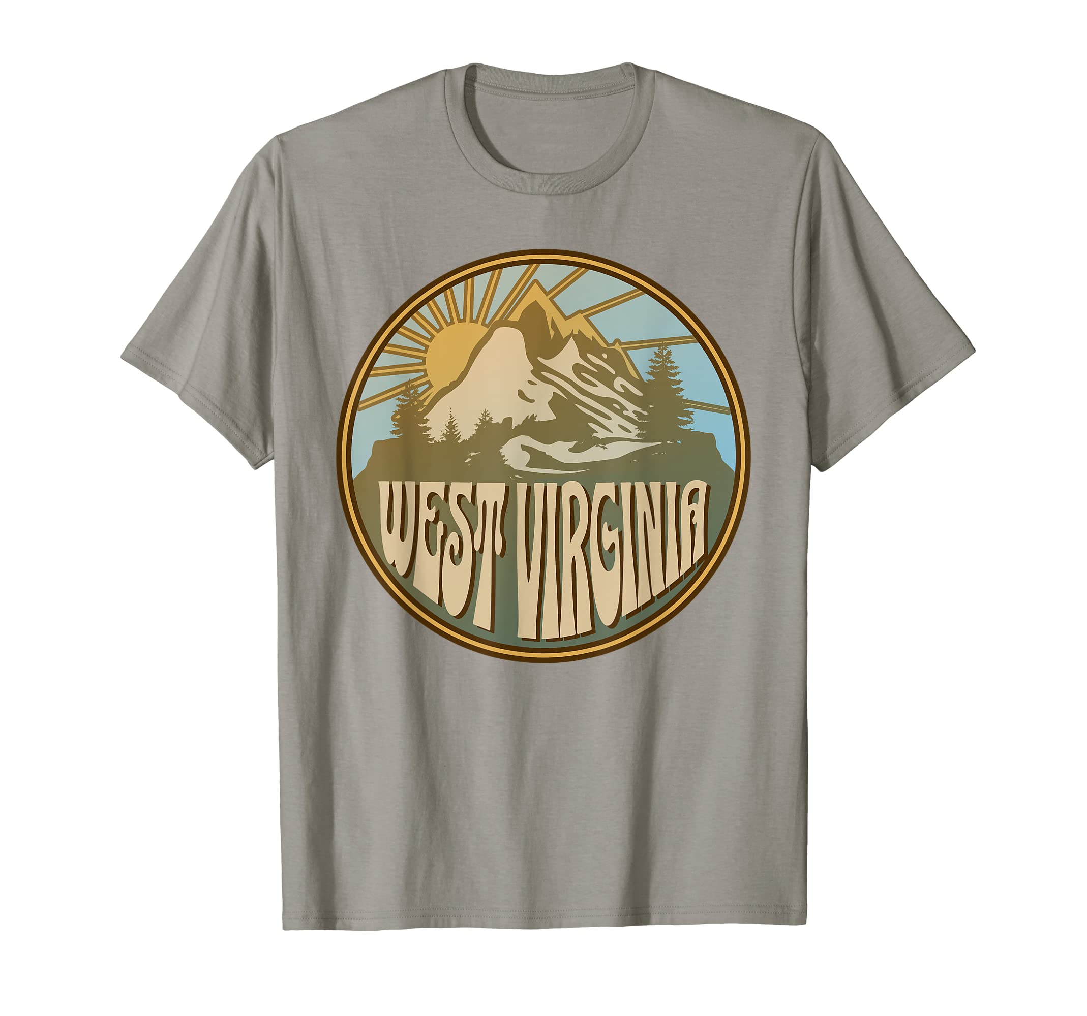 West Virginia Nature Mountains T-Shirt - Custom Art Print for Adults - T-Shirt, Sweatshirt, Hoodie