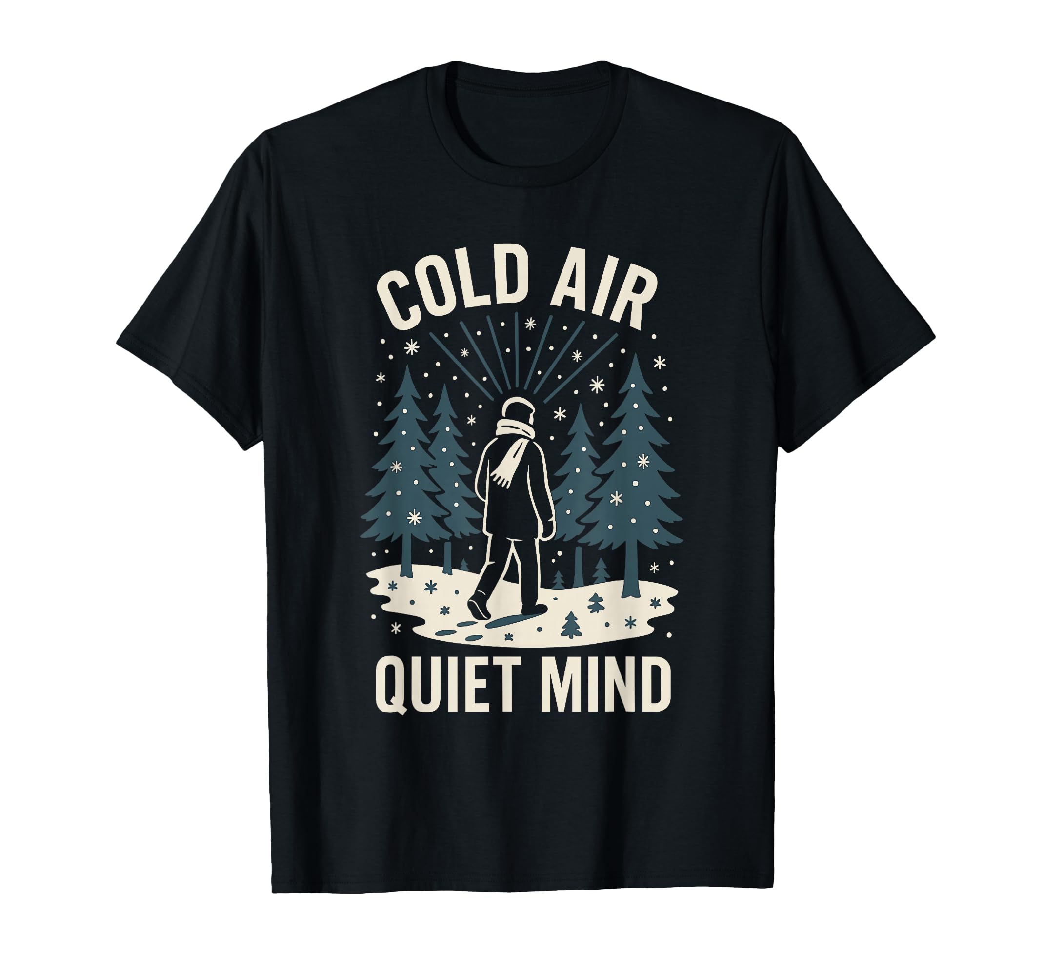 Forest Walk Overthinker Mental Reset T-Shirt - Custom Art Print for Adults - T-Shirt, Sweatshirt, Hoodie