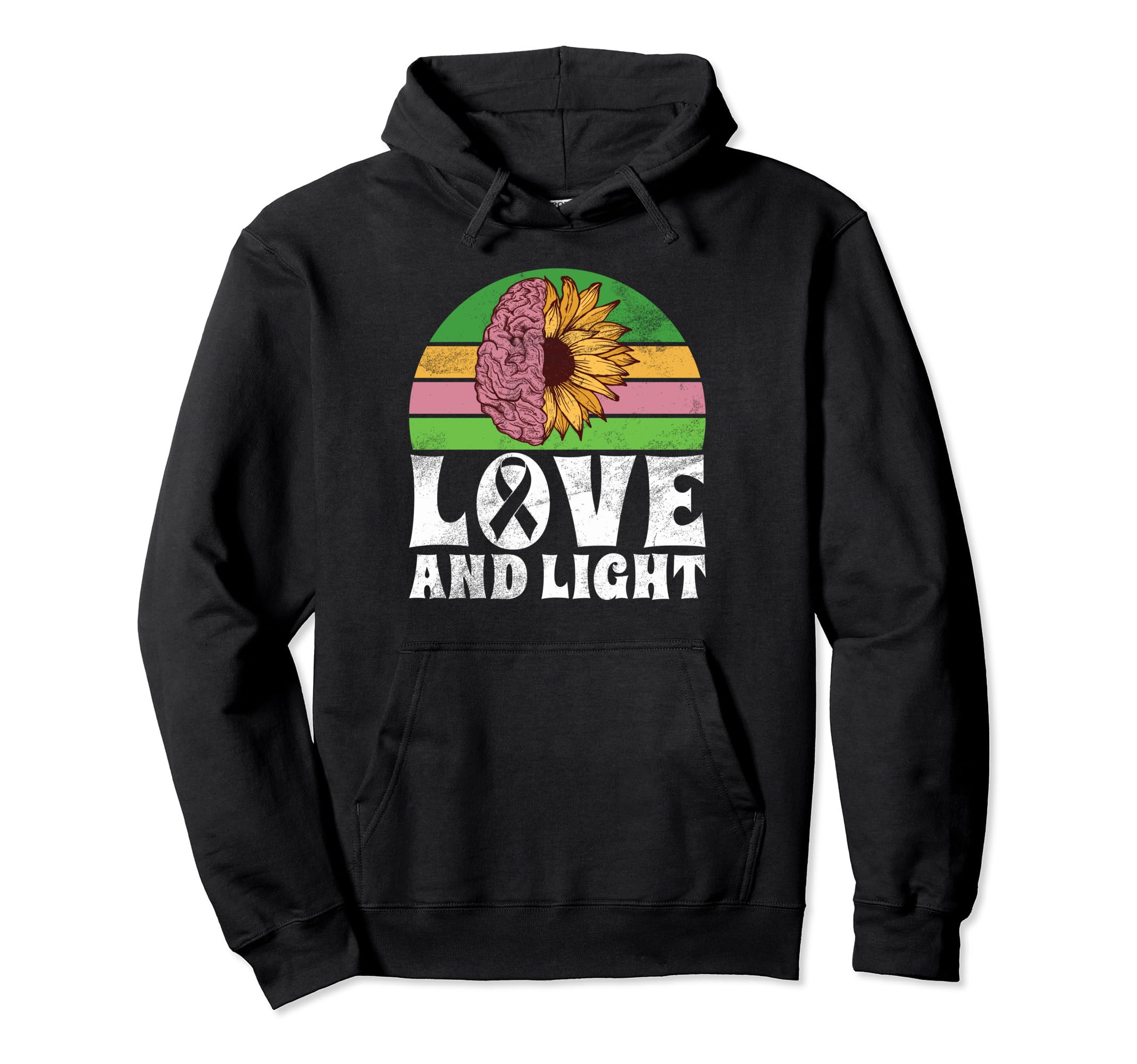 Love And Light Mental Health Hoodie - Aesthetic Graphic for Adults - T-Shirt, Sweatshirt, Hoodie