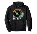 Vinyl Turntable Records Music Lp Hoodie - Casual Everyday Wear Men Women - T-Shirt, Sweatshirt, Hoodie