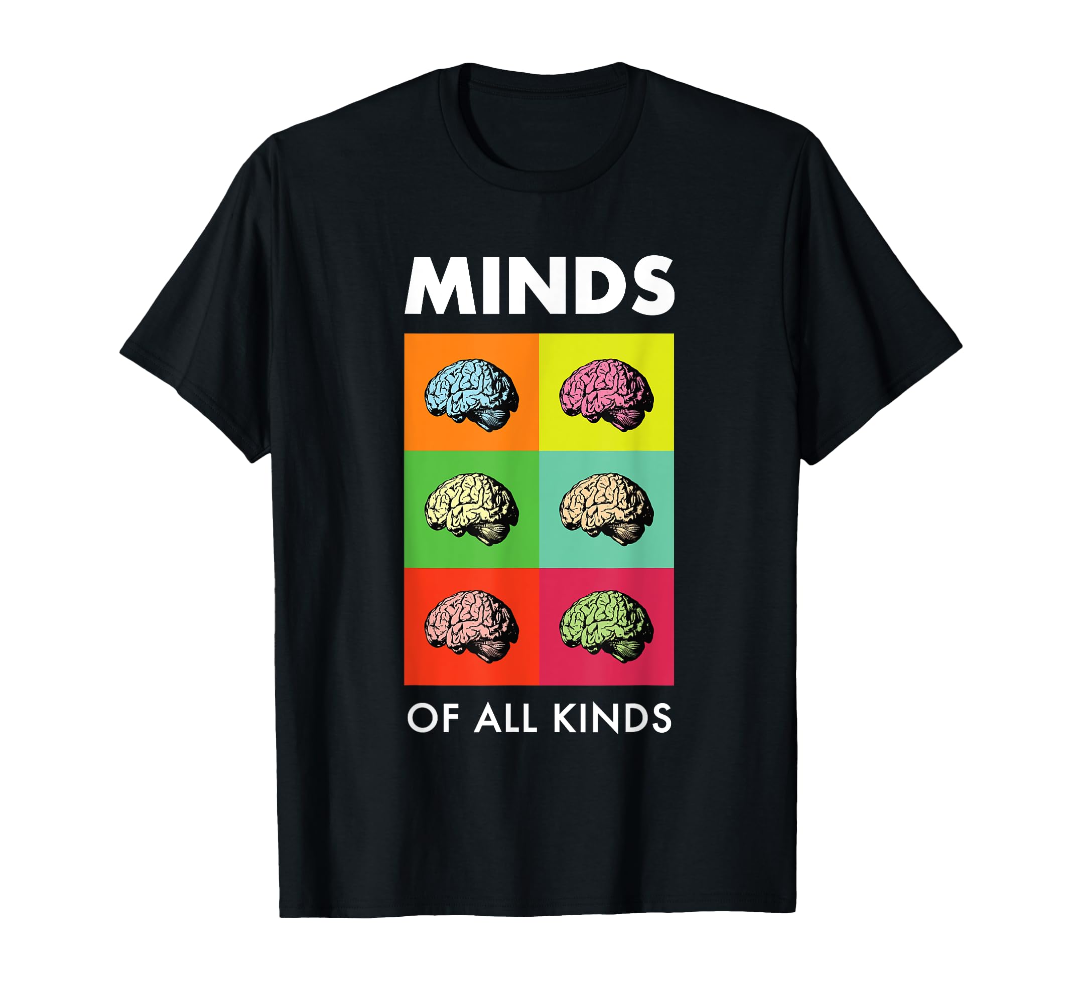 Neurodiversity Brain Adhd Autism Awareness T-Shirt - Trendy Graphic Unisex - T-Shirt, Sweatshirt, Hoodie