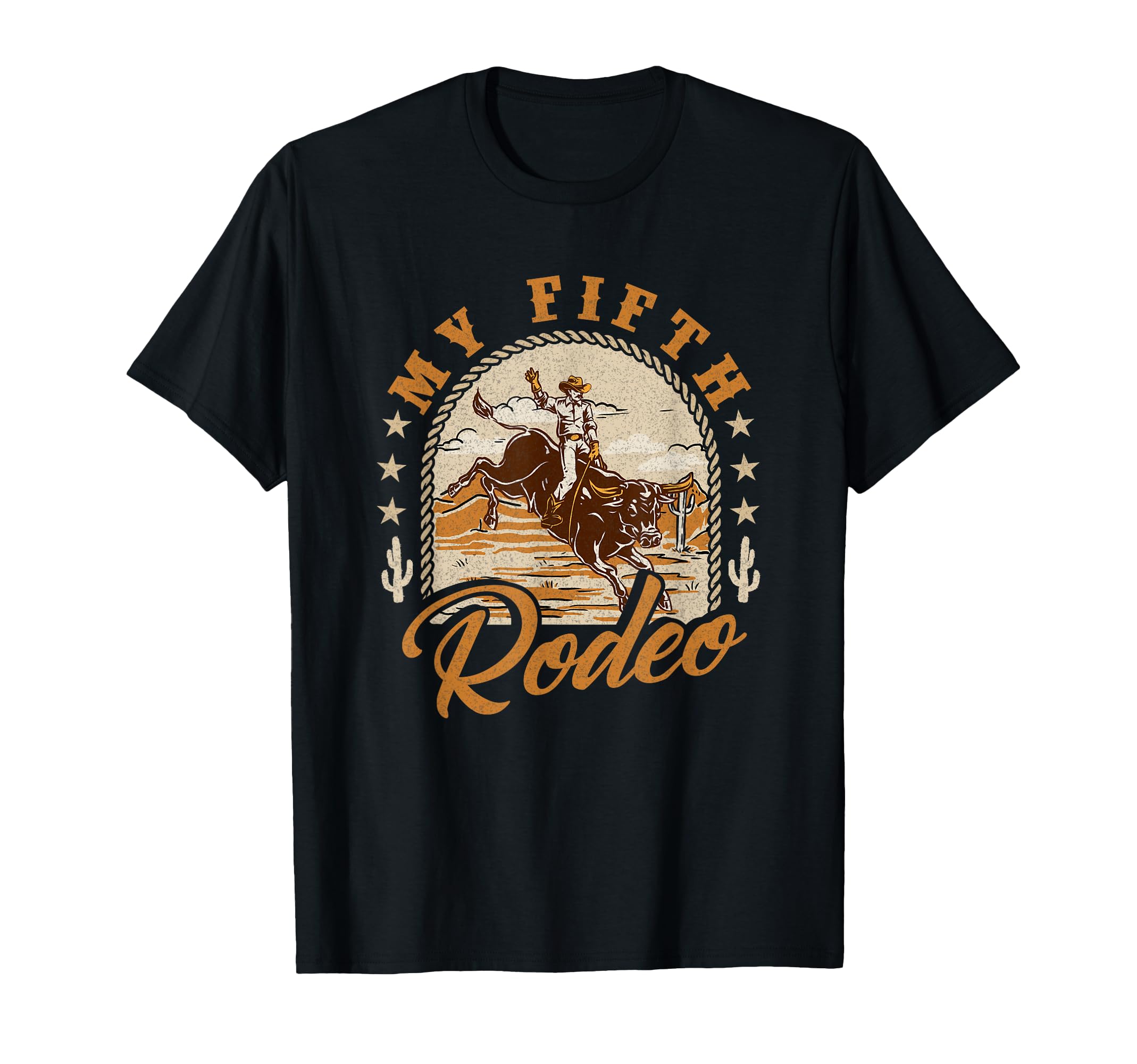 My Fifth Rodeo Western 5Th Birthday T-Shirt - Aesthetic Graphic for Adults - T-Shirt, Sweatshirt, Hoodie